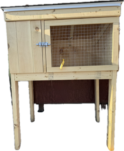 small rabbit hutch - perfect home for one rabbit - locally made