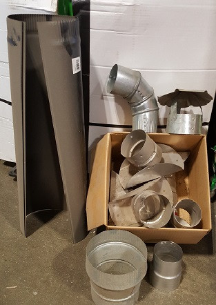 Stove pipes, draft controls and more.  On sale for closeout.