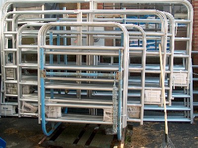 Corral rails and gates