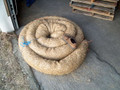 One straw wattle as shipped. They are stretched out when used.
(Shoe not included)