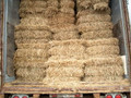 Mulch hay bales