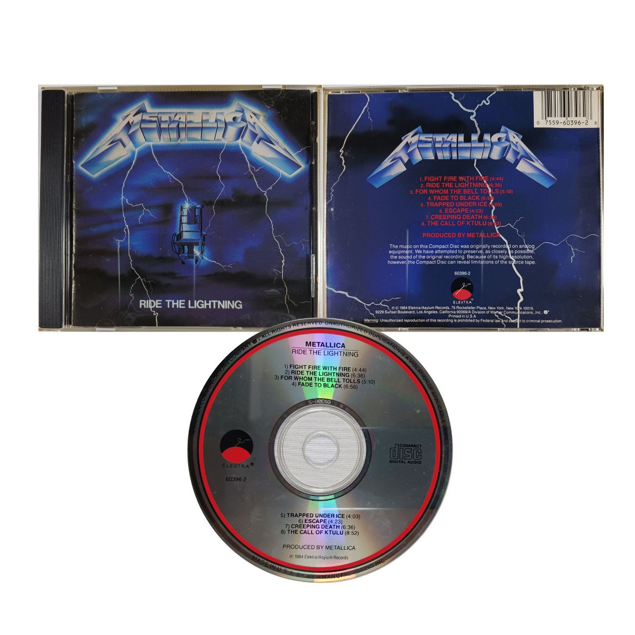Ride The Lightning, Metallica CD