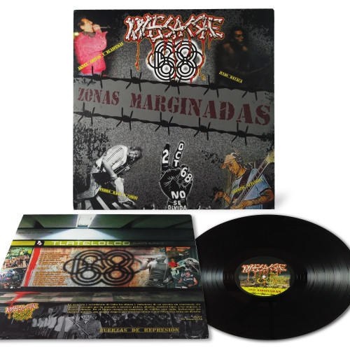 MASSACRE 68 "Zonas Marginadas"Vinyl LP, Mexican Hardcore Punk