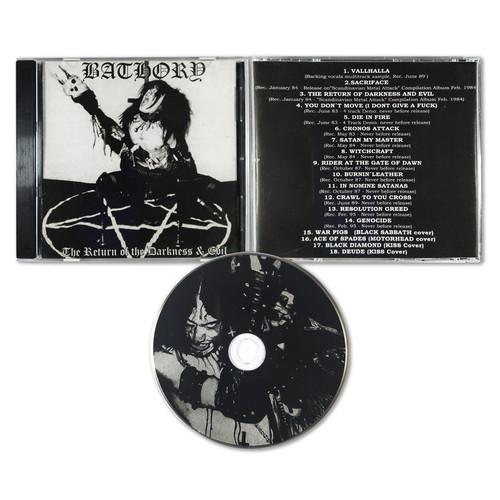 BATHORY "The Return of the Darkness and Evil" CD, Swedish Black Metal, CD
