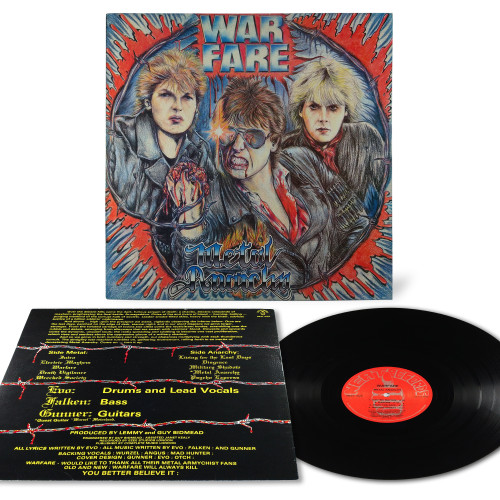 WARFARE "Metal Anarchy" Vinyl LP, British Metal Punk