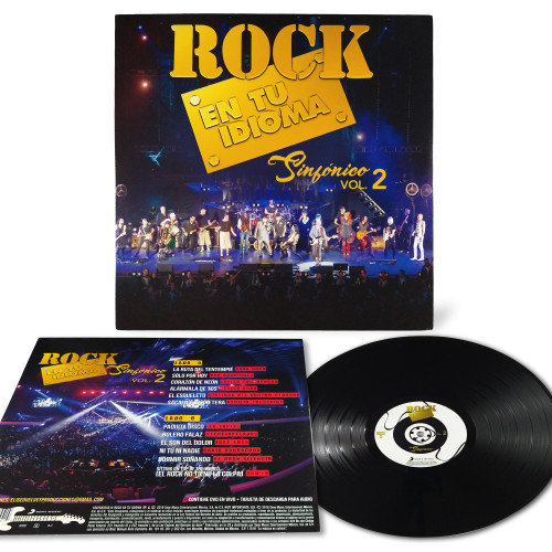 ROCK EN TU IDIOMA Compilation "Sinfonico Vol.2" Vinyl LP & DVD, Rock en Espanol