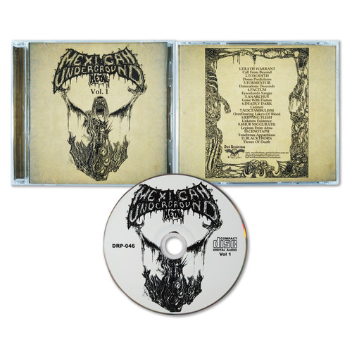 MEXICAN UNDERGROUND METAL "Compilation Vol.1" CD, Mexican Death Metal, Doom Metal