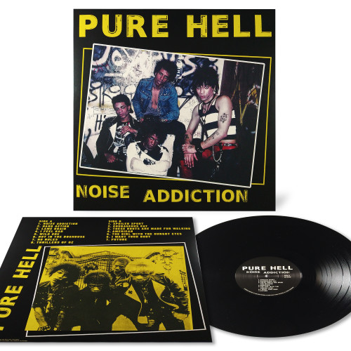 PURE HELL "Noise Addiction" Vinyl LP, American Punk and Rock n roll