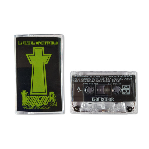 INQUISIDOR "La Ultima Oportunidad Cassette Tape, Mexican Thrash Metal, Heavy Metal