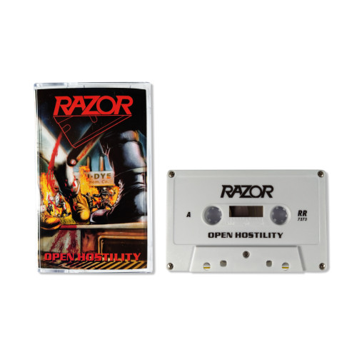RAZOR "Open Hostility" Cassette Tape, Canadian Speed Thrash Metal