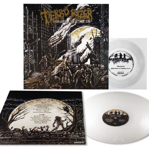 TERRORIZER "Hordes of Zombies" Vinyl, LP+ Flexi Disc Gatefold, American Grindcore Death Metal