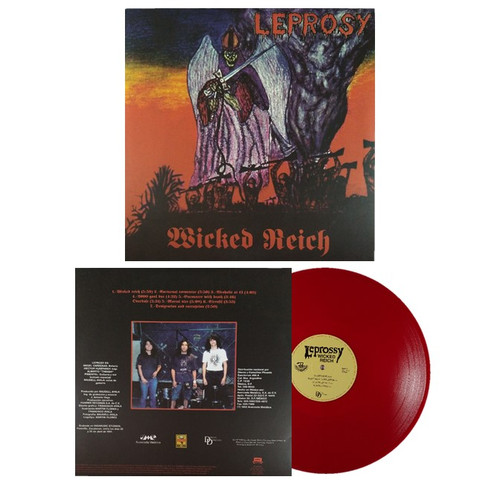 LEPROSY "Wicked Reich" Red Vinyl, LP, Mexican Thrash Metal