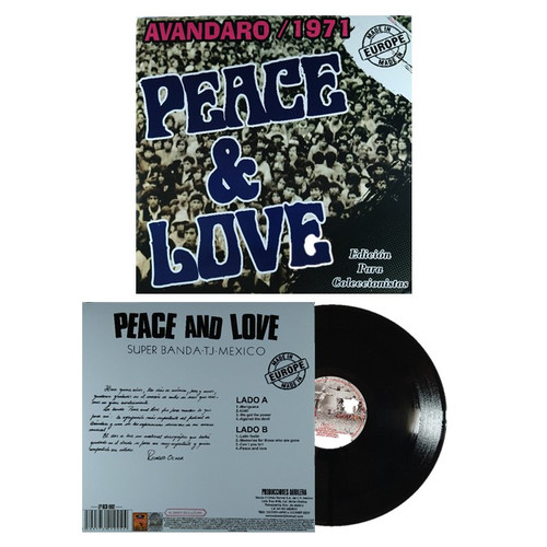 PEACE & LOVE "Avandaro 1971" Vinyl, LP, Mexican Rock