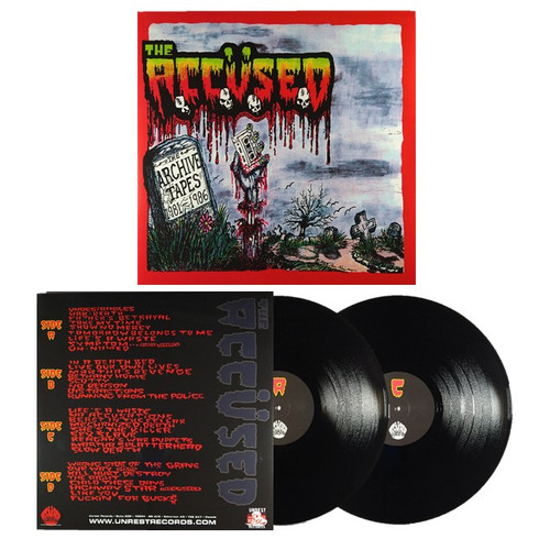 THE ACCUSED "Archive Tapes 1981 - 1986" Gatefold Vinyl, LPx2, American Thrash Metal, Hard core Punk