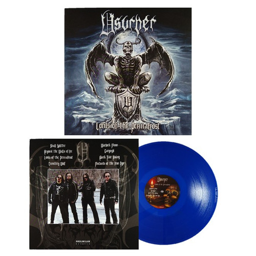 USURPER "Lords of the Permafrost" Blue Vinyl, LP, American Thrash Metal