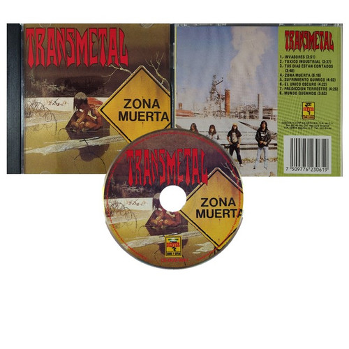 TRANSMETAL "Zona Muerta" CD, Mexican Thrash, Death Metal