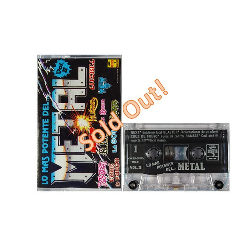 LO MAS POTENTE DEL METAL "Compilation Vol. II" Cassette Tape