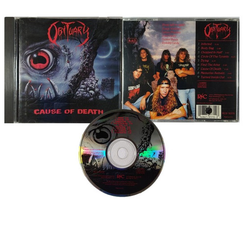 OBITUARY "Cause of Death" CD, American Death Metal