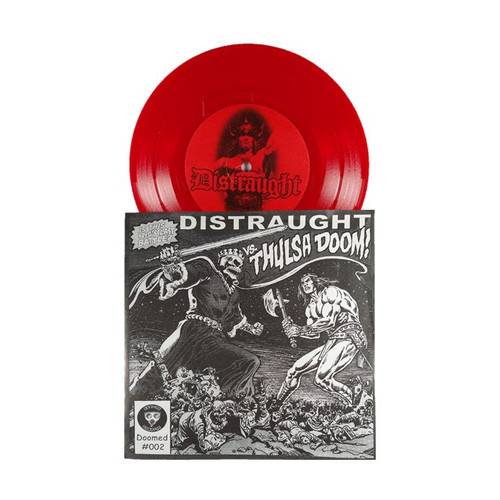 DISTRAUGHT / THULSA DOOM Split Red Vinyl, EP, American Hardcore Punk