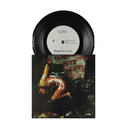 RAPED GOD / LUST Split Raped with Lust Vinyl, EP, Mexican Thrash Metal, Black Metal