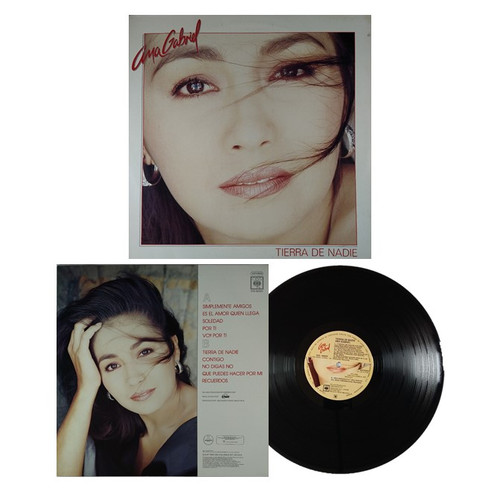 ANA GABRIEL "Tierra de Nadie" Vinyl, LP, Mexican Pop, Balada, Romantica