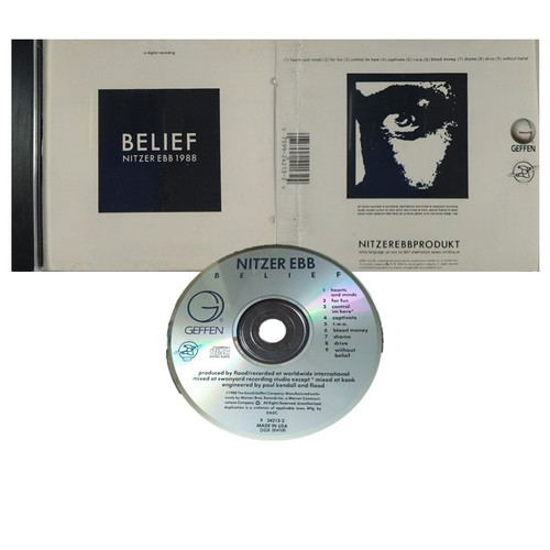NITZER EBB "Belief 1988" CD, English EBM, ‎Industrial Dance‎