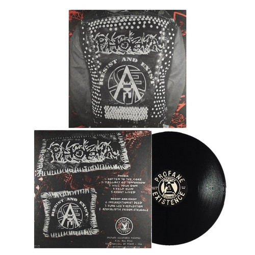 PHOBIA/RESIST AND EXIST "Split" Vinyl, LP, American Anarcho Punk / American Grindcore