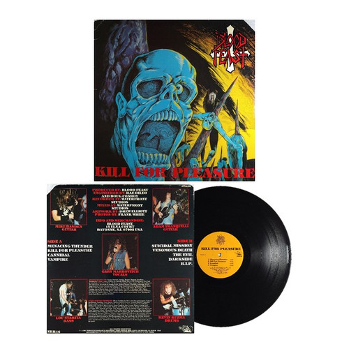 BLOOD FEAST "Kill for Pleasure" Vinyl, LP, American Thrash, Speed Metal