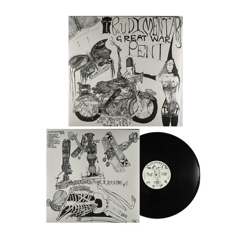 RUDIMENTARY PENI, "Great War", Vinyl, LP,English Anarcho Punk, Deathrock