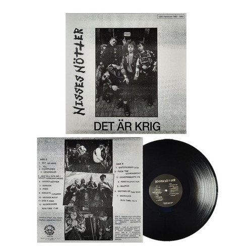 NISSES NOTTER, Det Ar Krig, LP, Swedish Punk