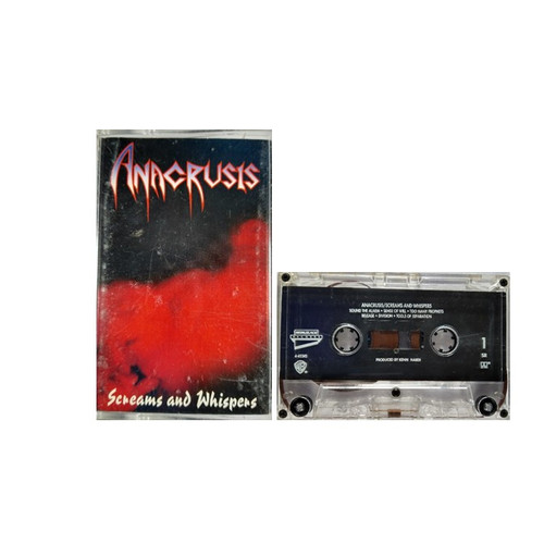 ANACRUSIS "Screams and Whispers" Cassette Tape, American Progressive, Thrash Metal