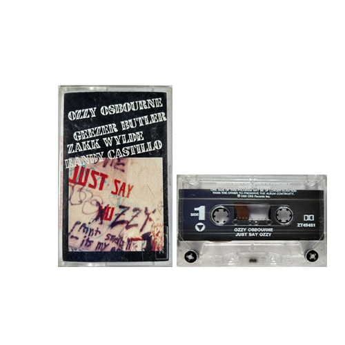 OZZY OSBORNE "Just Say Ozzy" Cassette Tape, American Rock, Heavy Metal