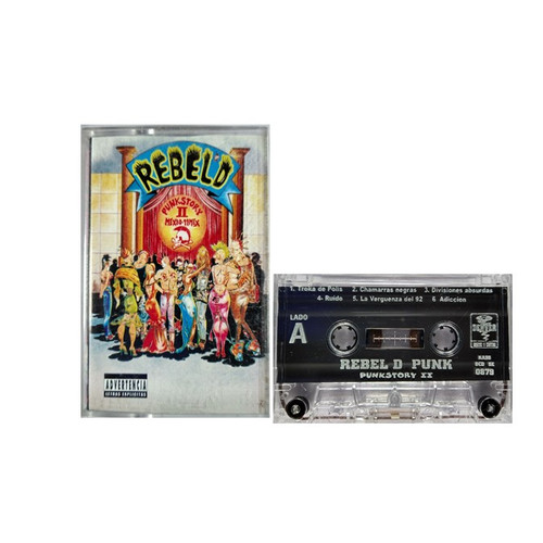 REBEL'D PUNK	"Punk Story 2" 	Cassette Tape, Mexican Punk Rock