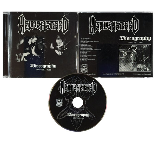 HELLBASTARD 'Discography 1986 - 1988" CD, English Crust Punk, Metal