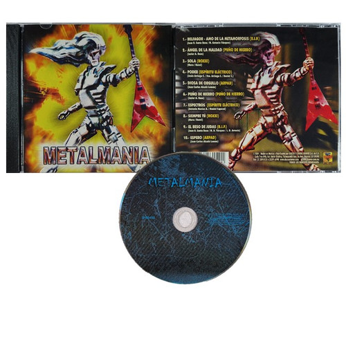 METALMANIA "Compilation" CD, Mexican Heavy Metal