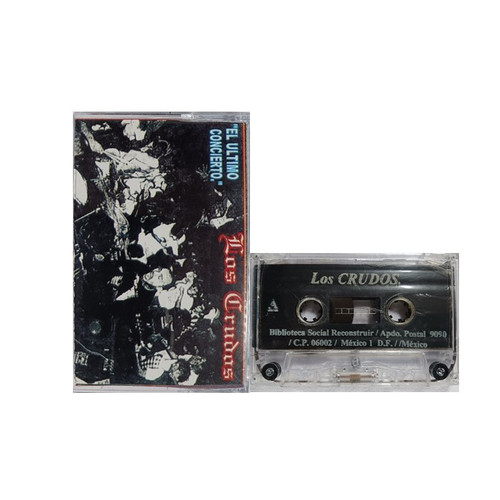 LOS CRUDOS "El Ultimo Concierto" Cassette Tape, American, Latino Hardcore Punk