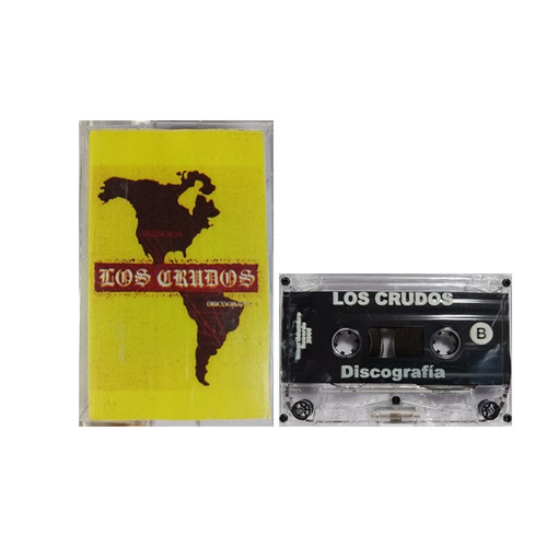 LOS CRUDOS "Discografia 1991 - 1998" Cassette Tape, American, Latino Hardcore Punk