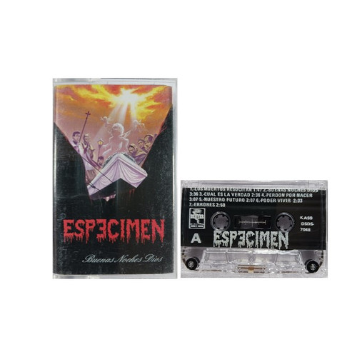 ESPECIMEN "Buenas noches dios" Cassette Tape