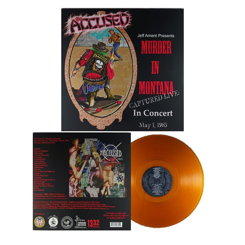 THE ACCUSED "Murder in Montana" ( Captured Live: In Concert May,1 1983 ) Vinyl, LP