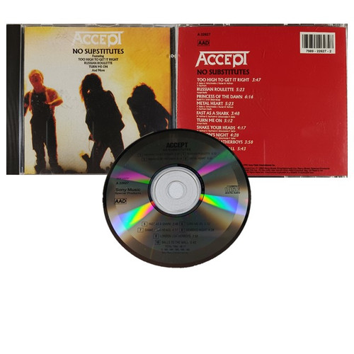 ACCEPT "No Substitutes" CD