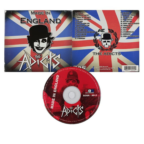 THE ADICTS "Made in England" CD, British Punk Rock