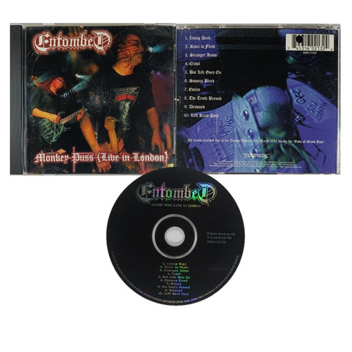 ENTOMBED "Monkey Puss (Live in London)" CD