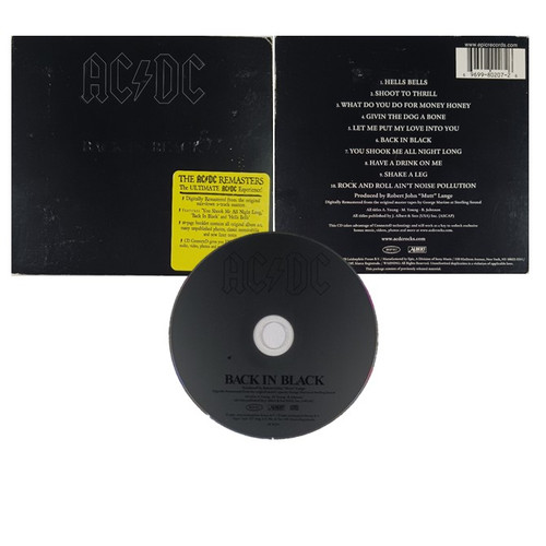 AC/DC, Back in Black, CD, Digipack,Australian Rock n Roll