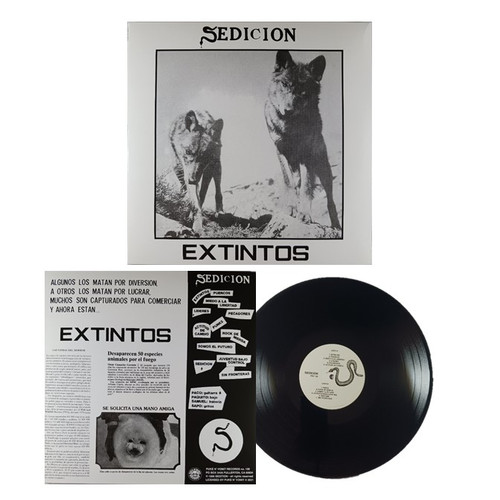 SEDICION, Extintos, Vinyl LP, Mexican Hardcore, Punk