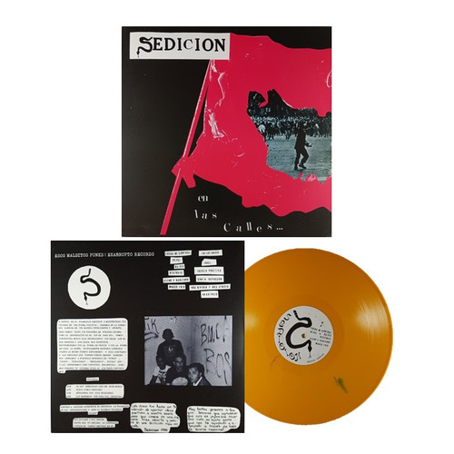 SEDICION, En Las Calles, Yellow Vinyl LP, Mexican Hardcore, Punk