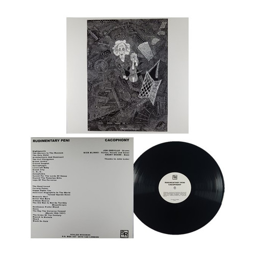 RUDIMENTARY PENI/CACOPHONY Split Vinyl,LP,Brittish Post Anarcho Punk
