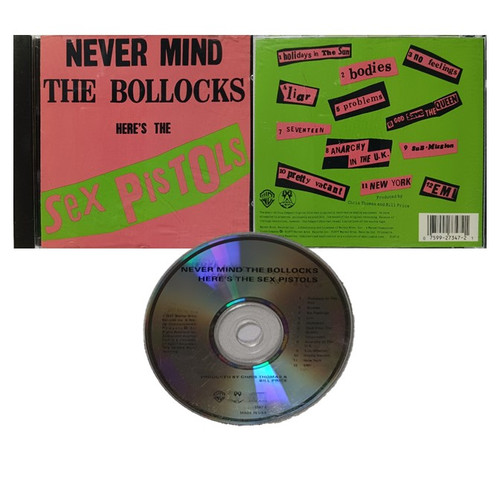 SEX PISTOLS, Nevermind the bollocks, here's the sex pistols, CD SEX PISTOLS, Nevermind the bollocks, here's the sex pistols, CD