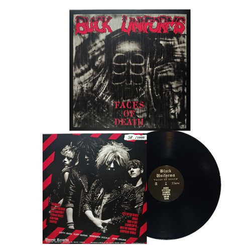 BLACK UNIFORMS, Faces of death, LP BLACK UNIFORMS, Faces of death, LP