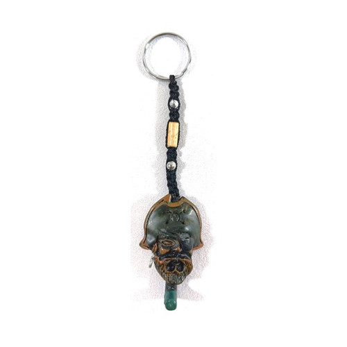 SKULL PIRATE, Hat & beard, Keychain
