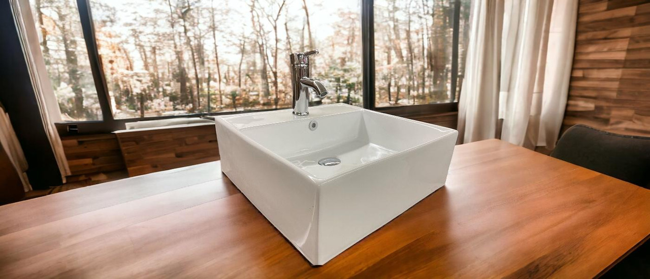 Lorixon LV-002SQ Small Modern Bathroom Vanity Clear Tempered Glass Bowl  Handmade Sink Unique Pattern Wall Mount Floating Stainless Steel Pedestal  Combo Set - Lorixon Product